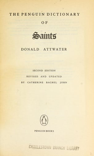 Dictionary of Saints, The Penguin: Second Edition (Dictionary, Penguin)