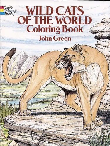 Wild Cats of the World Coloring Book (Dover Animal Coloring Books)