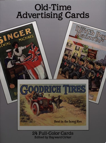 Old-Time Advertising Cards 24 Full-Color Cards