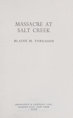 Massacre at Salt Creek