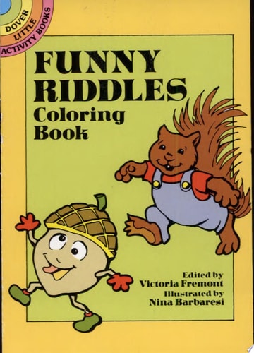 Funny Riddles Coloring Book