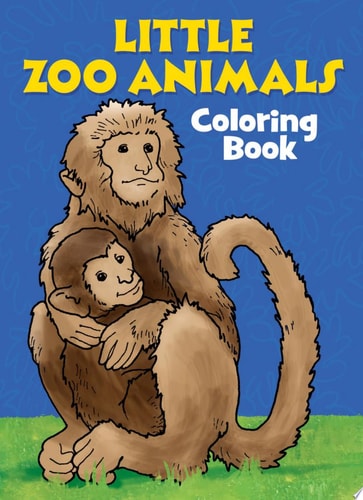 Little Zoo Animals Coloring Book (Dover Little Activity Books)
