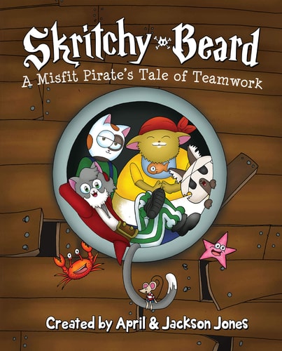 Skritchy Beard: A Misfit Pirate's Tale of Teamwork - Pirate Adventure Book for Kids Ages 4-8, Inspiring Children’s Book That Teaches Perseverance & The Power of Friendship - Life Skills Book for Kids