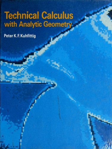 Technical calculus with analytic geometry