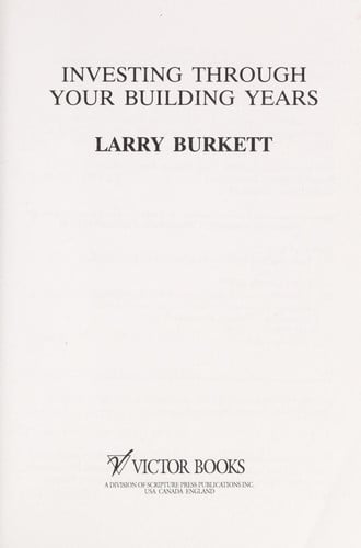 Investing Through Your Building Years