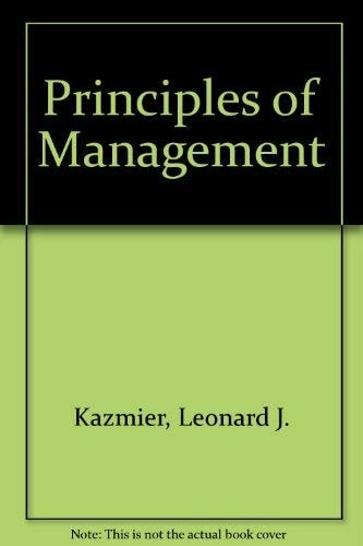 Principles of management: A programmed-instructional approach