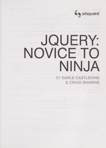 jQuery: Novice to Ninja
