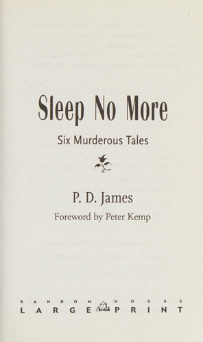 Sleep No More: Six Murderous Tales (Random House Large Print)