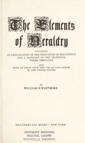 The Elements Of Heraldry