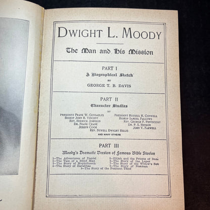The Man and His Mission - Dwight L. Moody - 1900