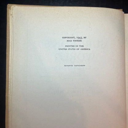 A Surgeon's World - Max Thorek - 7th Impression - Signed - 1943