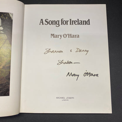 A Song for Ireland - Mary O'Hara - Signed - 1982