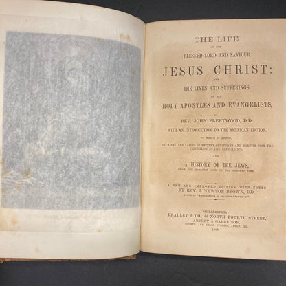 The Life of Christ - Rev. John Fleetwood - 1868
