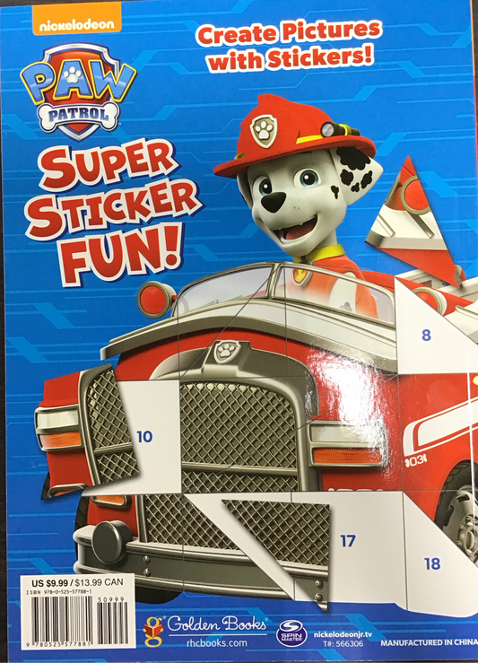 Paw Patrol: Super Sticker Fun
