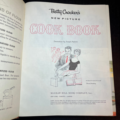 Betty Crocker's New Picture Cookbook - Betty Crocker - 1961 - 1st Edition - Third Printing