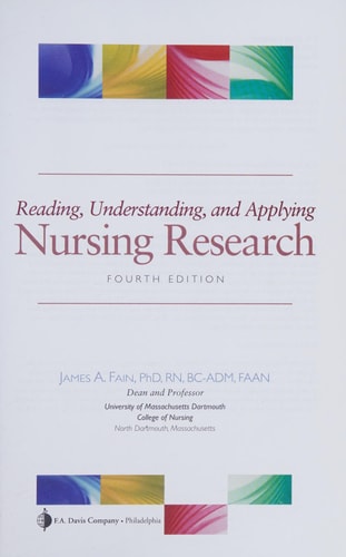 Reading, Understanding, and Applying Nursing Research, Revised Reprint