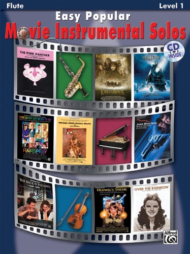 Easy Popular Movie Instrumental Solos: Flute, Book & Online Audio/Software (Easy Instrumental Solos Series)