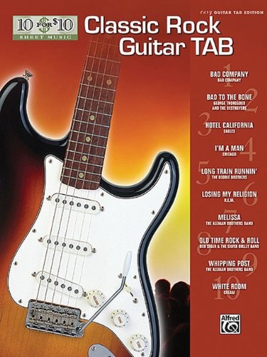Classic Rock Guitar Tab: 10 for $10 Sheet Music