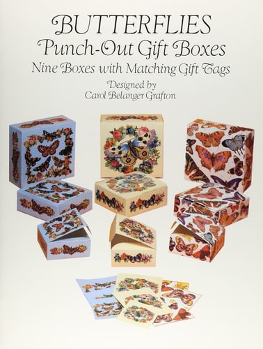 Butterflies Punch-Out Gift Boxes: Nine Boxes with Matching Gift Tags