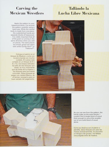 Carving Mexican Wrestlers (Schiffer Book in English and Spanish)
