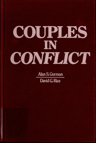 Couples in Conflict: New Directions in Marital Therapy