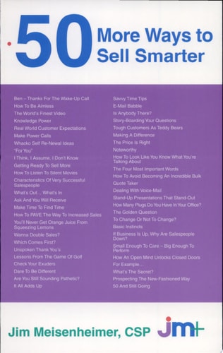50 More Ways To Sell Smarter