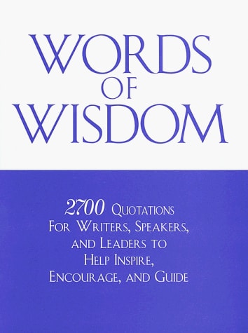 Words of Wisdom