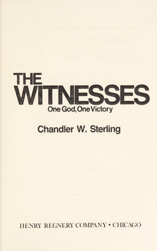 The Witnesses: One God, one victory