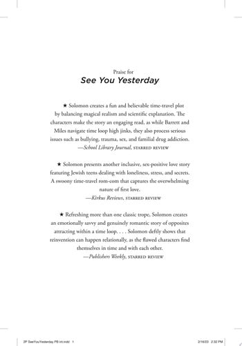 See You Yesterday