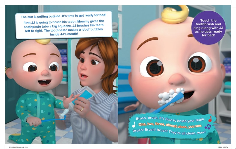 Sweet, Sweet Bedtime: A Touch-and-Feel Book (CoComelon)