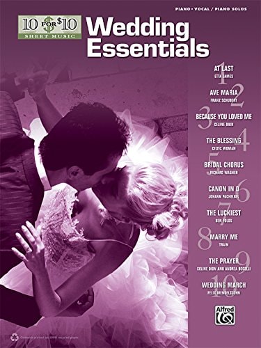 10 for 10 Sheet Music Wedding Essentials: Piano/Vocal & Piano Solos
