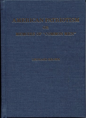 American patriotism, or, Memoirs of "common men