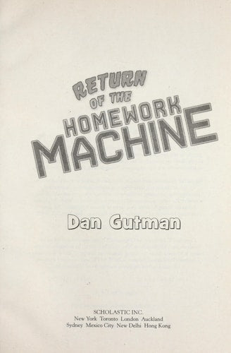 Return of the Homework Machine