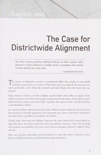 Aligning School Districts as PLCs