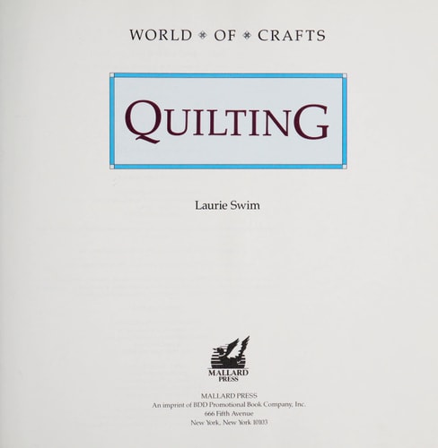 Quilting (World of Crafts)