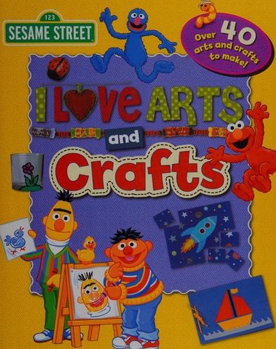 Sesame Street I Love Arts Craft Book
