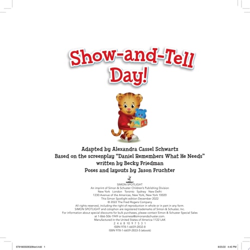 Show-and-Tell Day! (Daniel Tiger's Neighborhood)