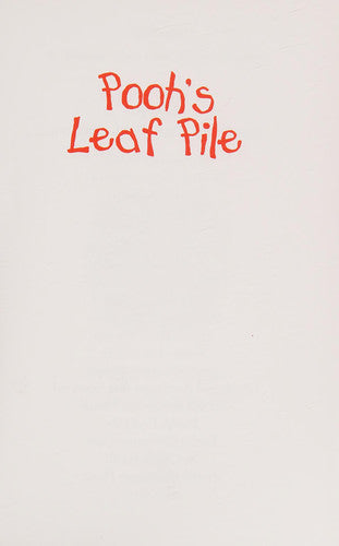 Pooh's Leaf Pile Book Club Special Sales Edition