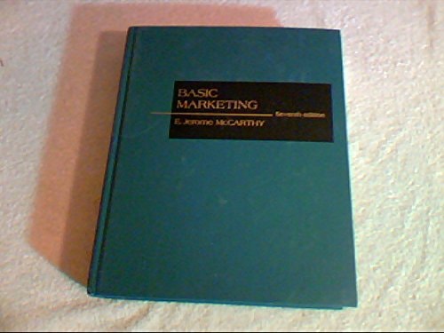 Basic marketing: A managerial approach
