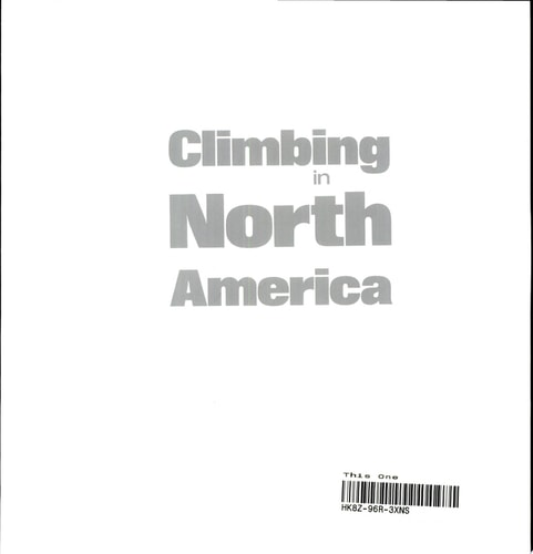 Climbing in North America