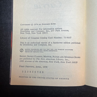 Carrie - Stephen King - 1975