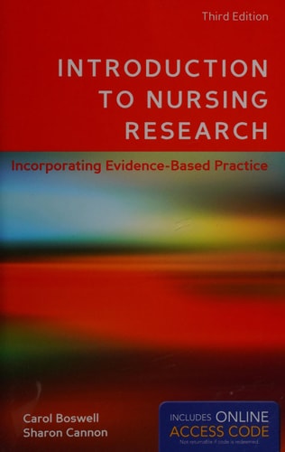 Introduction to Nursing Research: Incorporating Evidence-Based Practice