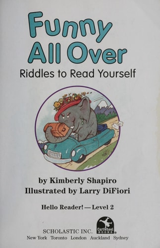 Funny All over: Riddles to Read Yourself (Hello Reader!, Level 2)
