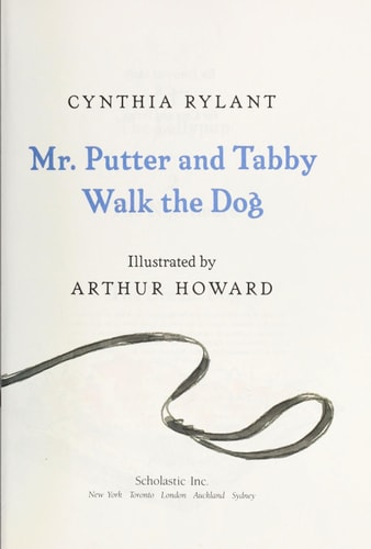 Mr. Putter and Tabby Walk the Dog