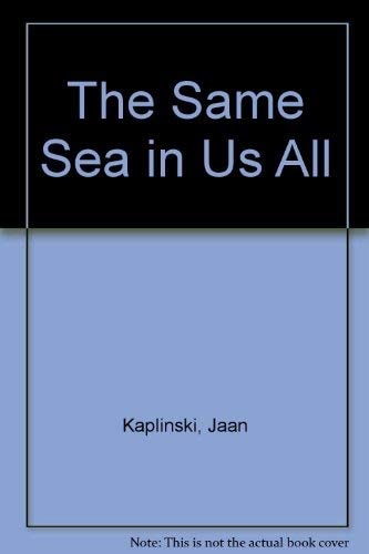 The Same Sea in Us All (English and Estonian Edition)