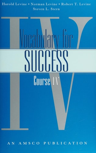 Vocabulary for Success: Course Iv