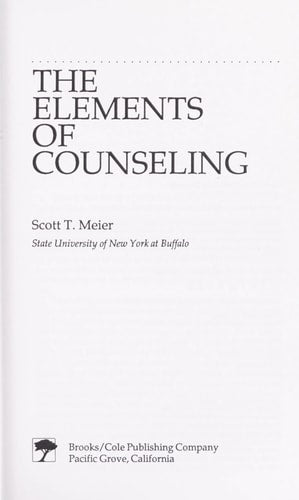 The Elements of Counseling