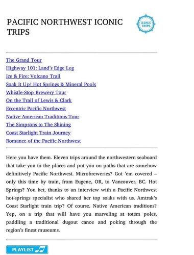 Lonely Planet Pacific Northwest Trips: 52 Themed Itineraries 1009 Local Places to See