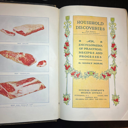 Household Discoveries and Mrs. Curtis Cookbook - Sydney Morse - 1914