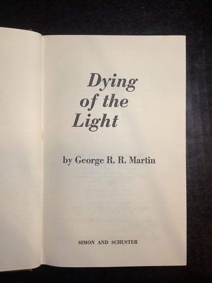Dying of the Light - George R. R. Martin - First Edition - 1977